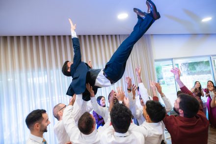 Convidados a dançar na festa da Rita e do Gil