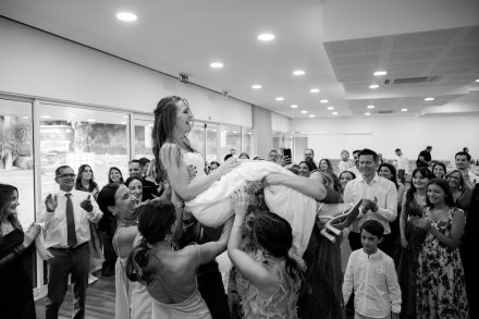 Convidados a dançar na festa da Rita e do Gil